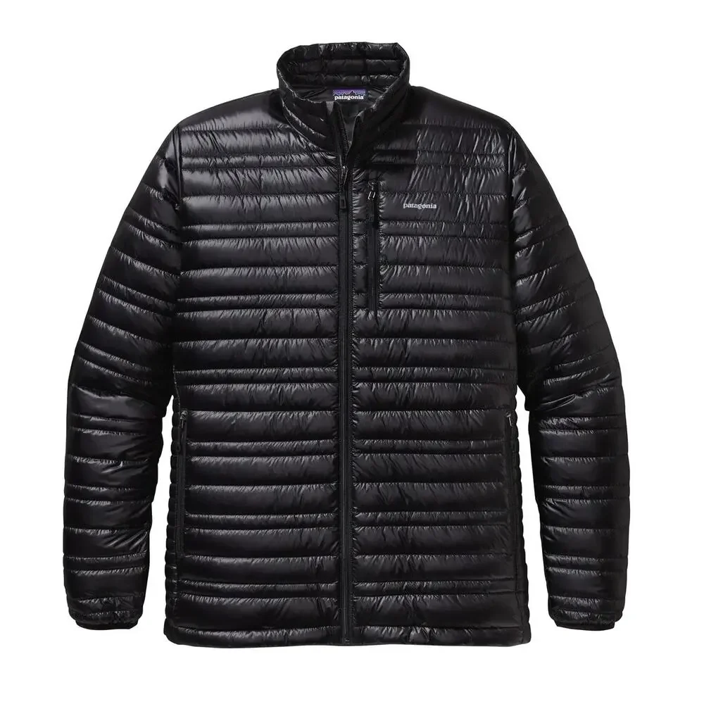 Patagonia Men Ultra Light Black Goose Down Packable Puffer Jacket Gorpcore XL